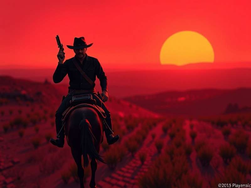 Concept art of Red Dead Redemption on Nintendo Switch with cross-platform icons