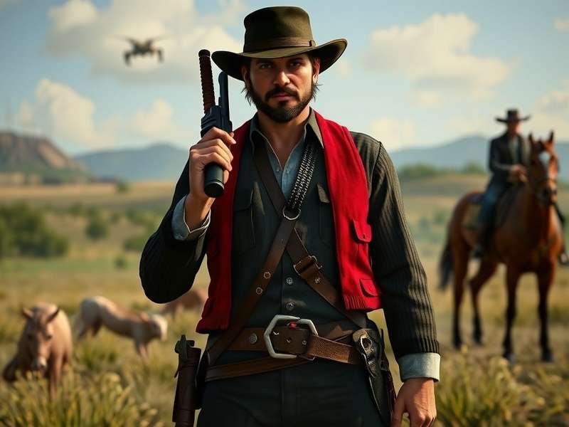 Person playing game on iPhone with controller