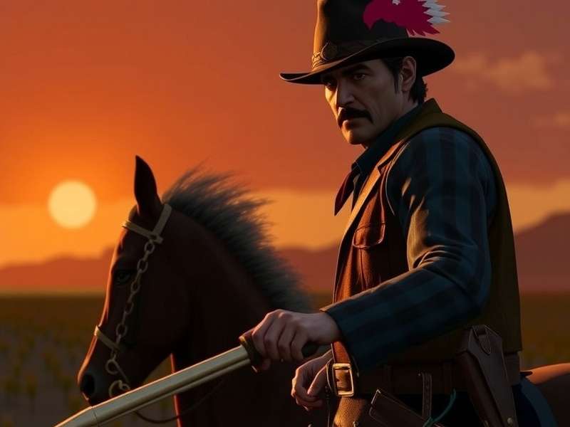 Side-by-side comparison screenshot of Red Dead Redemption running on Netflix cloud and a high-end PC