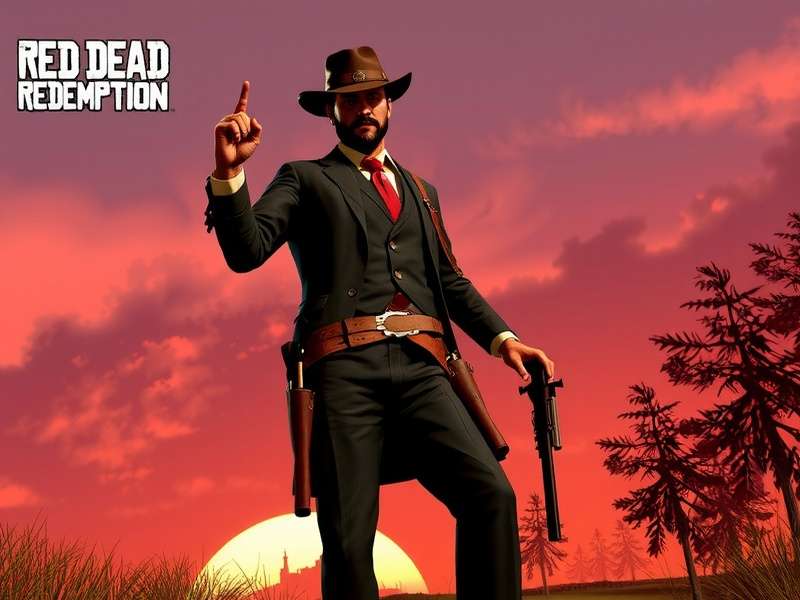 John Marston riding his horse across the plains in Red Dead Redemption on Xbox 360