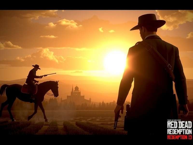 Speculative fan art of Red Dead Redemption 3 western landscape