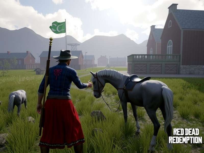 Red Dead Redemption gameplay on Nintendo Switch showcasing cheat effects like infinite dead eye