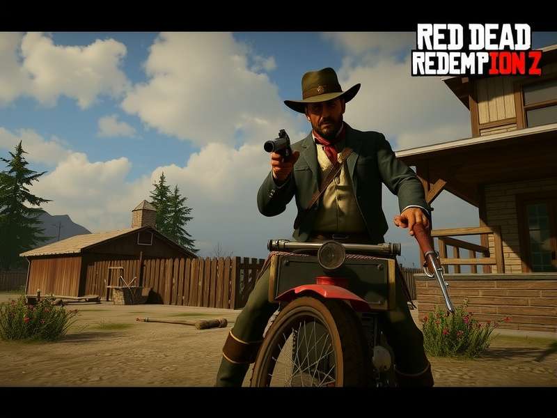 Side-by-side comparison of vanilla Red Dead Redemption 1 vs. a heavily modded version with enhanced textures, lighting, and foliage