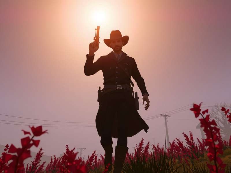 Red Dead Redemption gameplay on Nintendo Switch showing a character on horseback