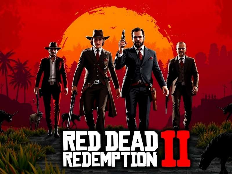 Original Red Dead Redemption Game Cover Art featuring John Marston