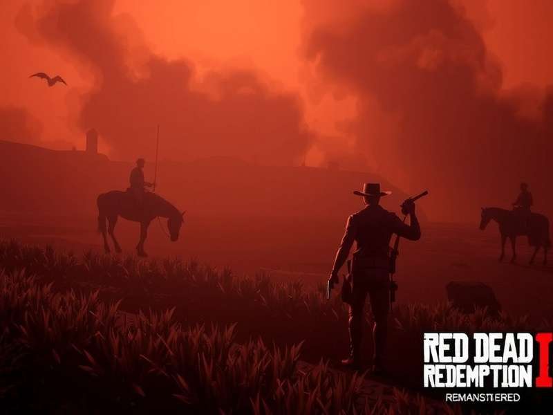 Red Dead Redemption Remastered screenshot showcasing enhanced graphics and lighting
