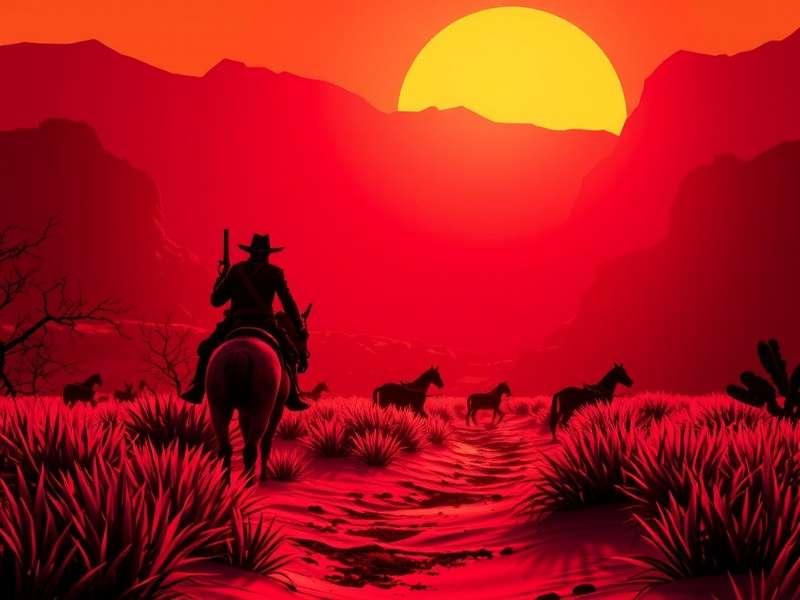 Red Dead Redemption gameplay on Nintendo Switch OLED screen
