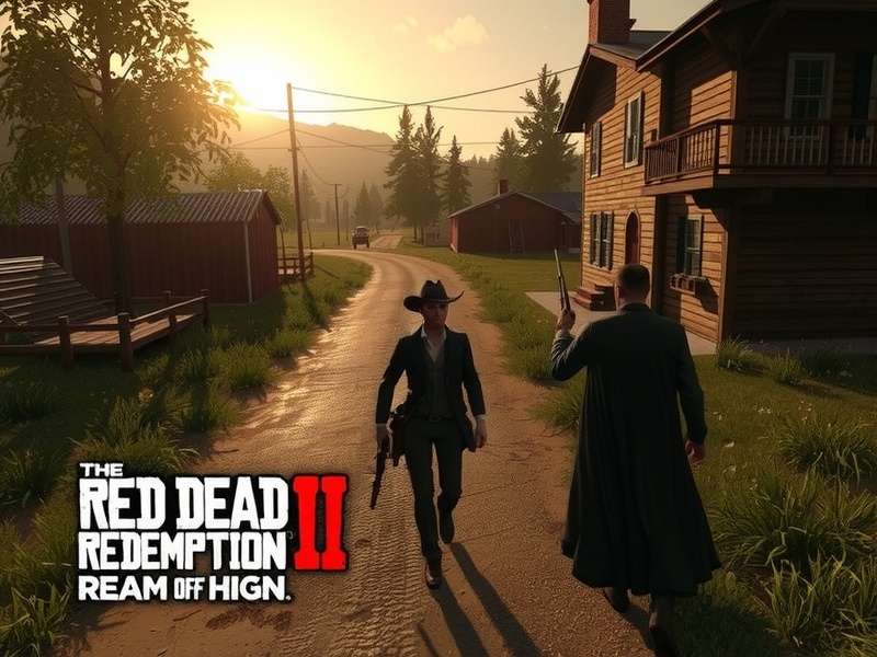 Concept art depicting a vast Western landscape for Red Dead Redemption 3