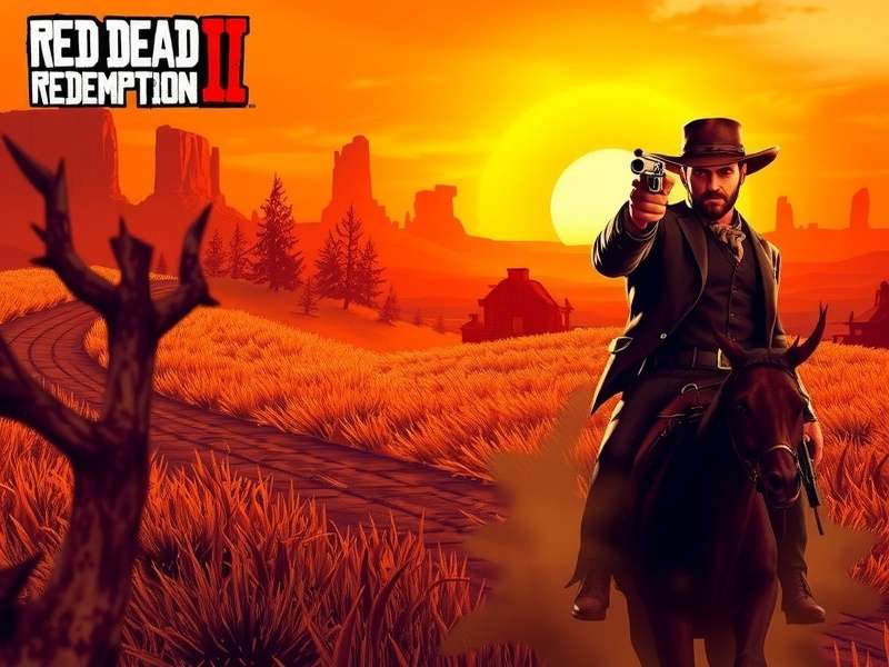 Speculative gameplay screenshot of Red Dead Redemption 3 showing a campfire scene