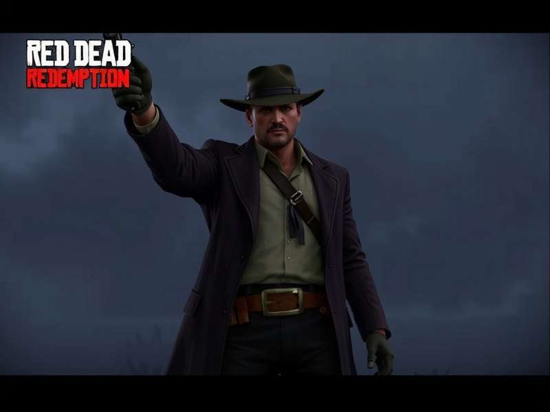 Red Dead Redemption gameplay on PlayStation 5 showing Arthur Morgan on a cliff