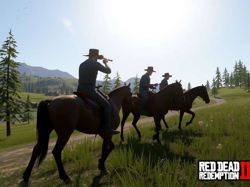 Rockstar Games Red Dead Redemption 3 concept art showing a cowboy in a vast landscape