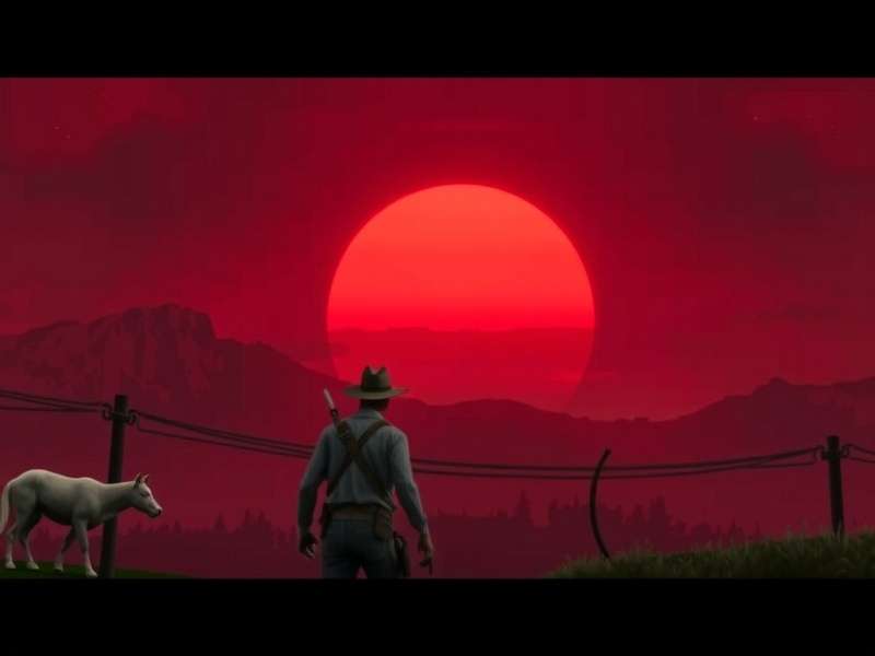 Arthur Morgan and John Marston standing back to back in the rugged wilderness of Red Dead Redemption 2