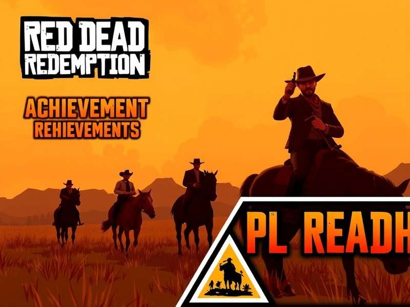 Red Dead Redemption Achievements Banner - Complete Trophy Collection