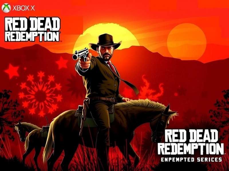 Red Dead Redemption gameplay on Xbox Series X showcasing enhanced graphics