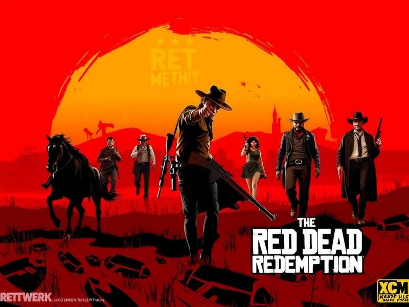 Red Dead Redemption main characters John Marston and other gang members