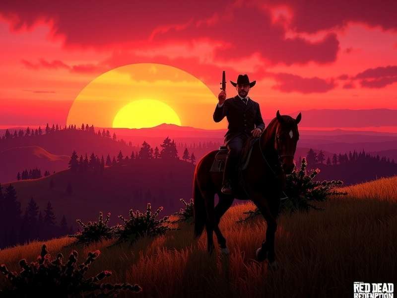 Red Dead Redemption characters and combat scenes