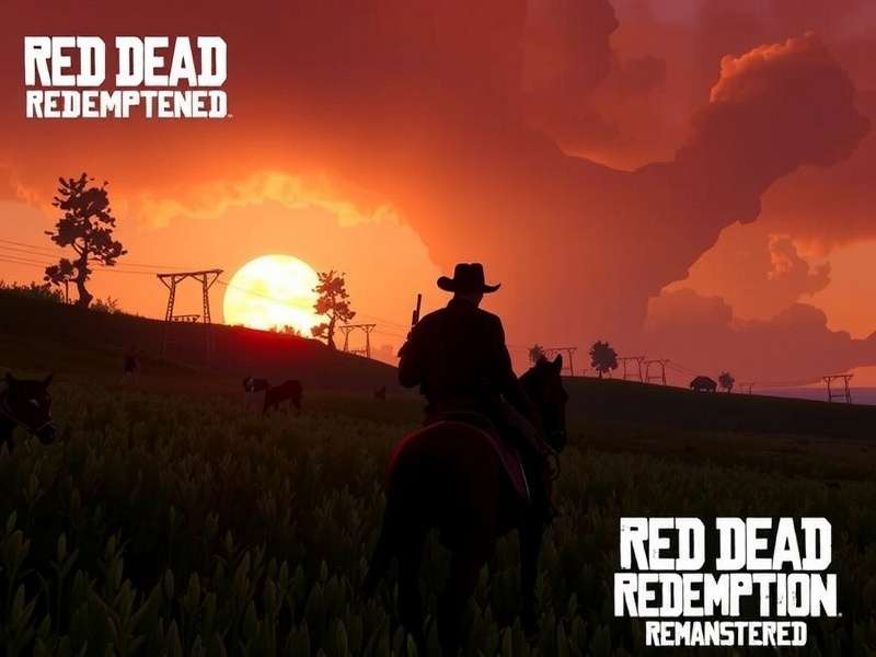 John Marston overlooking the remastered landscape of Red Dead Redemption