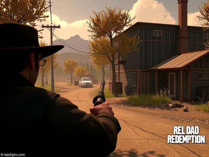 John Marston and Arthur Morgan riding together in the wilderness