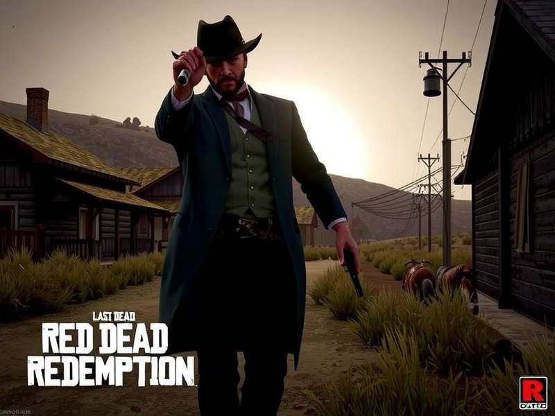 Red Dead Redemption PC modded gameplay showing enhanced graphics