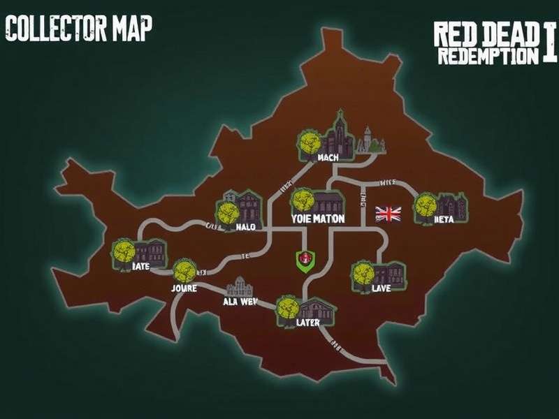 Close-up of the 'Le Tresor des Morts' treasure map puzzle in Red Dead Redemption 2