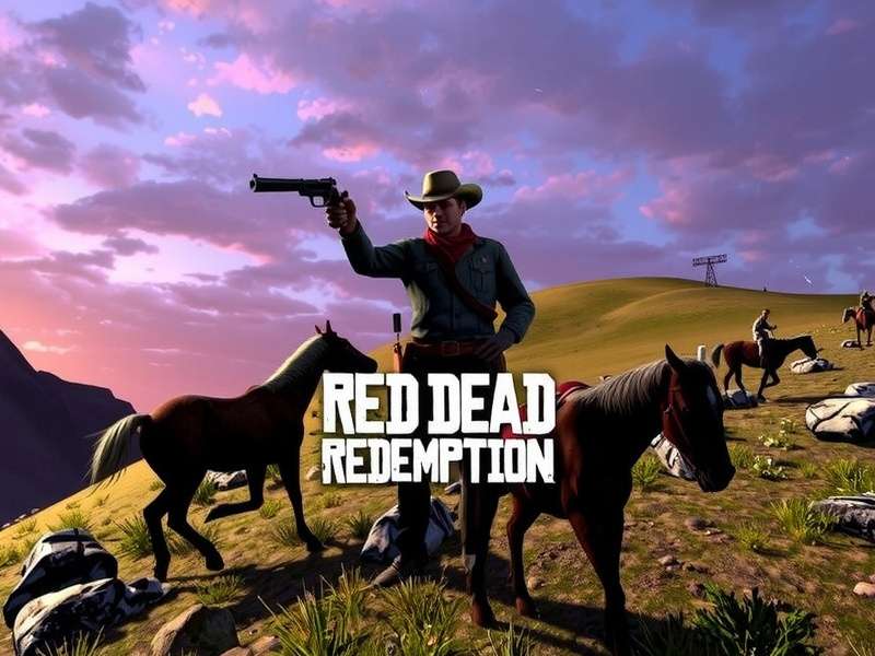 Arthur Morgan looking over the Grizzlies mountains