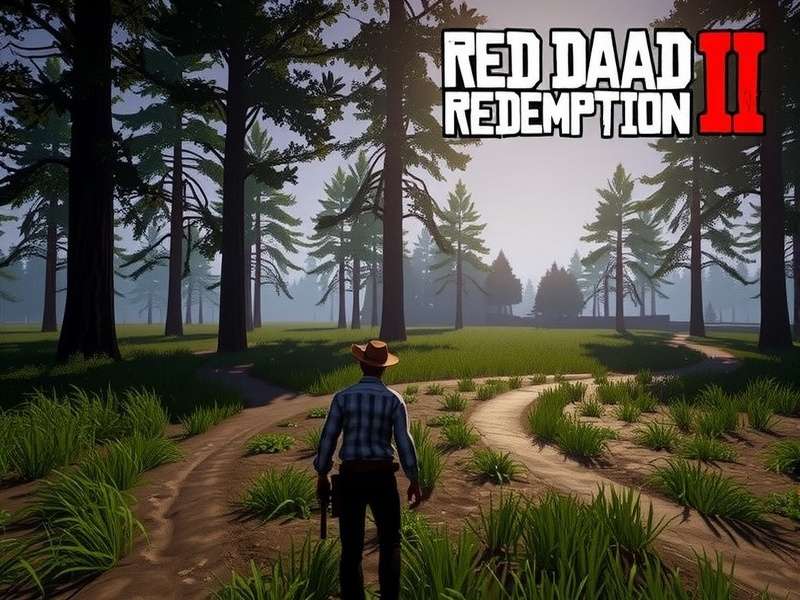 Red Dead Redemption 1 scenic view of a desert landscape with a horse