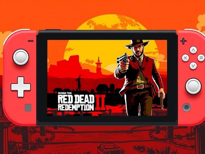Nintendo Switch Lite running Red Dead Redemption gameplay