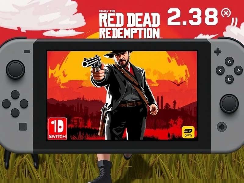 Red Dead Redemption Switch Lite side by side with original Xbox 360 version