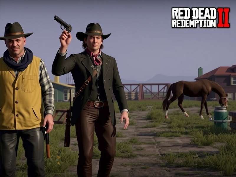 Red Dead Redemption 1 Trailer screenshot showing Western landscape