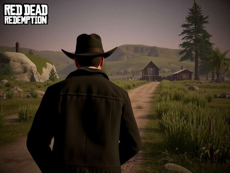 John Marston riding through the iconic landscapes of Red Dead Redemption