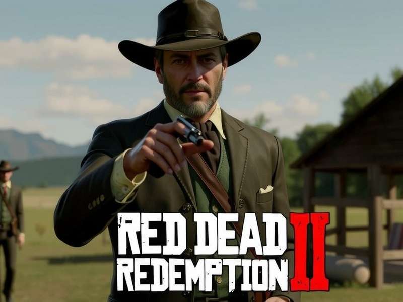 Red Dead Redemption 3 Trailer – Official teaser scene with dramatic western sunset and lone rider silhouette