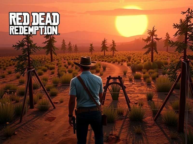 Red Dead Redemption running on Nintendo Switch console with vibrant open-world scenery