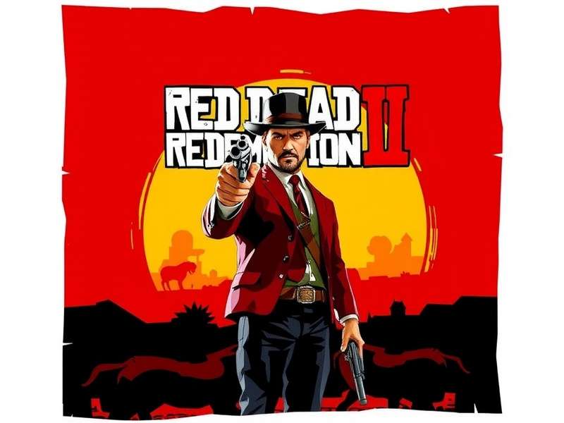 Red Dead Redemption 1 expansive open world landscape with cowboys and horses at sunset