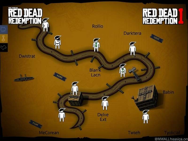 Red Dead Redemption 1 Treasure Map – Complete guide with all hidden treasure locations marked
