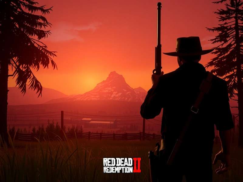 Red Dead Redemption 1 Xbox One gameplay — John Marston riding through New Austin at sunset