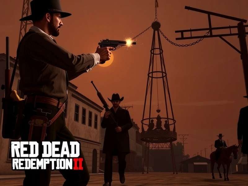 Red Dead Redemption 2 modded gameplay with enhanced graphics and lighting