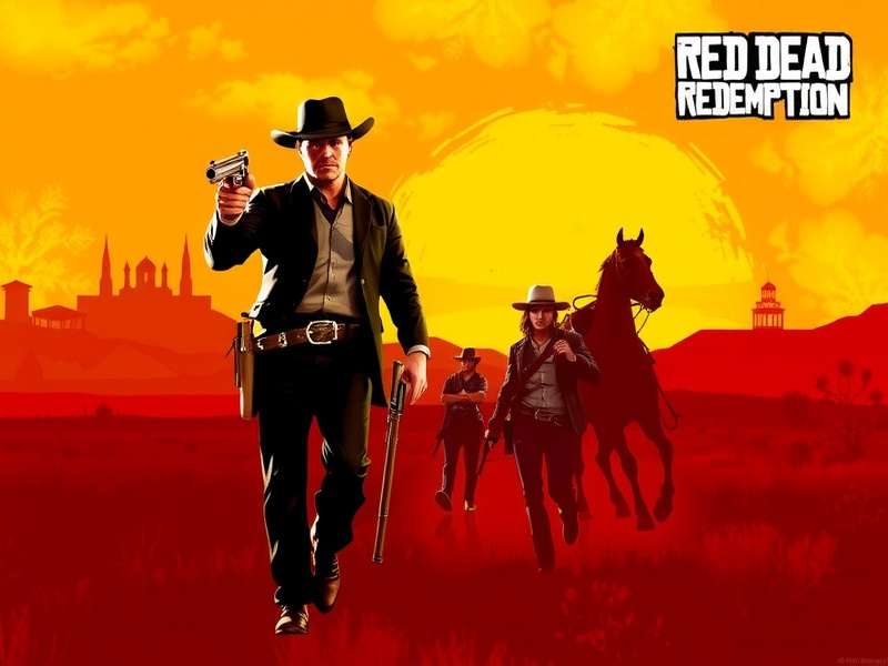 Red Dead Redemption open world landscape