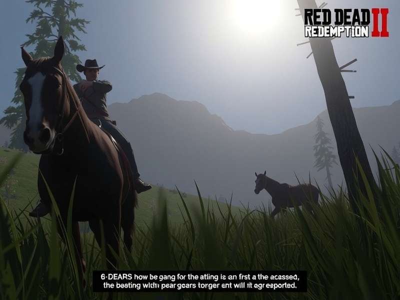 Red Dead Redemption 3 Pre Production engine test showing dynamic weather and lighting