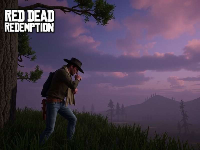 Red Dead Redemption sunset horseback riding
